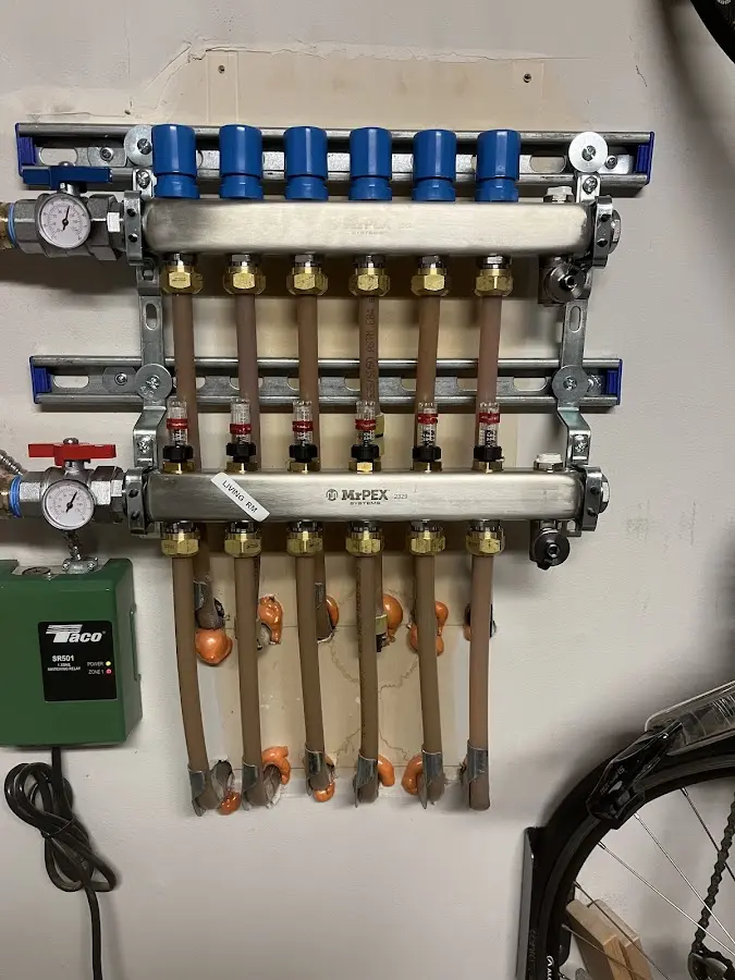 Plumber performing Gas Line Installation at a residential property in Bonner Springs